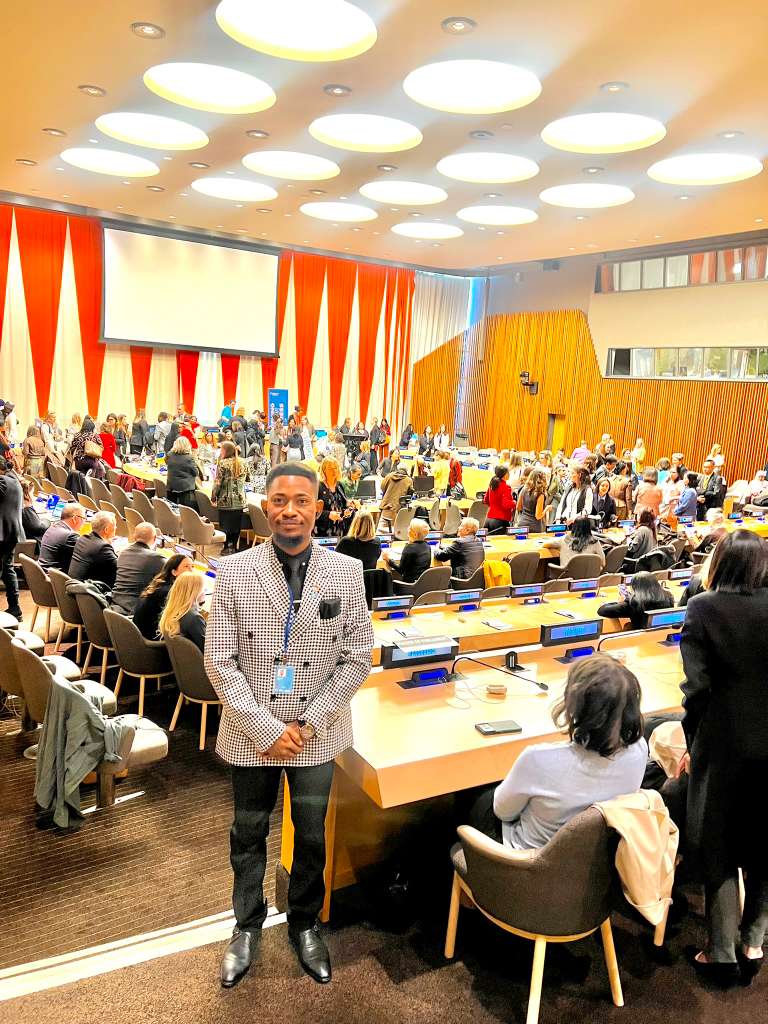 Sheku Foryoh at a youth forum