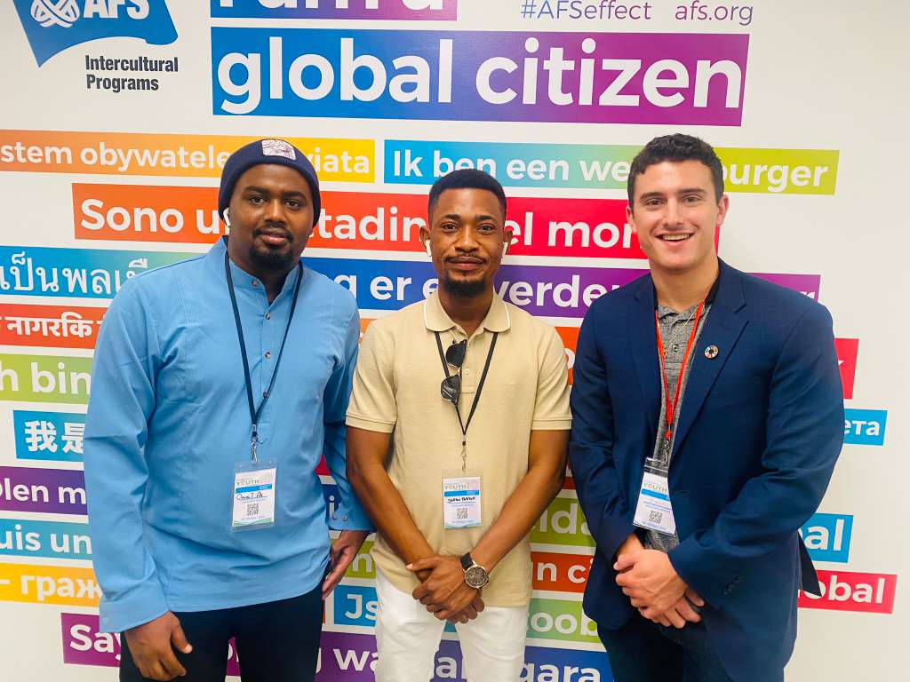 Sheku Foryoh at a youth summit