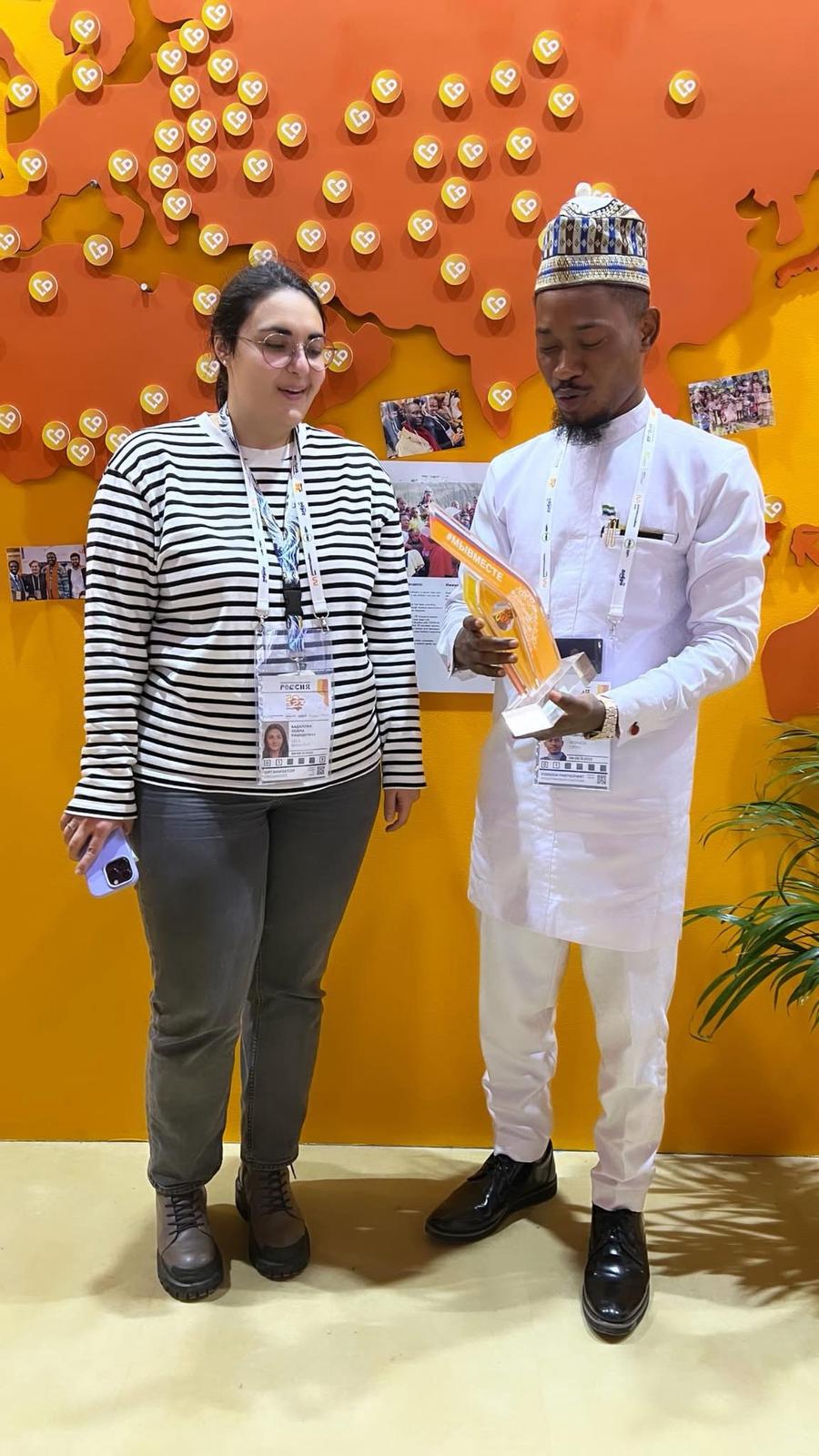 Sheku Foryoh with partners